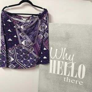 XL Flirty and fun purple and fushia CLEO skirt